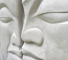 Grabstein aus schlesischem Marmor