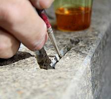 Bearbeiten von gefrästen Schriften