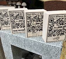 QR-Steine aus Marmor