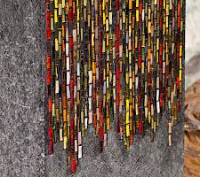 Glas Mosaik Verziehrung von Künstlerin Nicole Zäch